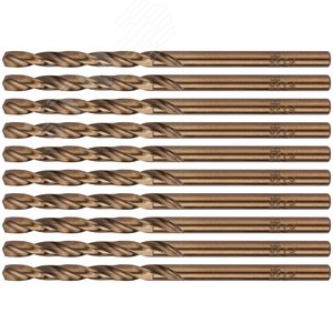 Изображение товара Сверла по металлу HSS с добавкой кобальта 5% Профи 3.5 мм (10 шт) (упак)