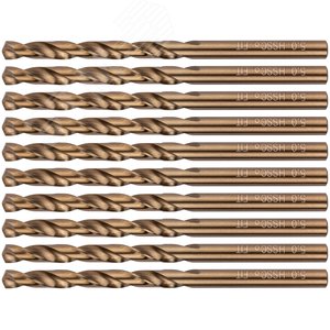 Сверла по металлу HSS с добавкой кобальта 5% Профи 5.0 мм (10 шт) - фото 1