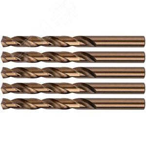 Изображение товара Сверла по металлу HSS с добавкой кобальта 5% Профи 12.0 мм (5 шт) (упак)