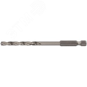Изображение товара Сверло HSS по металлу,полированное, U-хвостовик под биту, инд.упаковка 5.0 мм (шт)