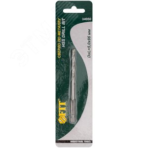 Сверло HSS по металлу,полированное, U-хвостовик под биту, инд.упаковка 5.0 мм - фото 3