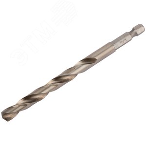 Сверло HSS по металлу,полированное, U-хвостовик под биту, инд.упаковка 8.0 мм - фото 2