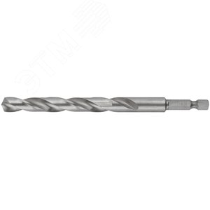 Сверло HSS по металлу,полированное, U-хвостовик под биту, инд.упаковка 10,0 мм - фото 1