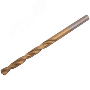 Сверла HSS по металлу, титановое покрытие 4.5 мм (10 шт) - фото 2