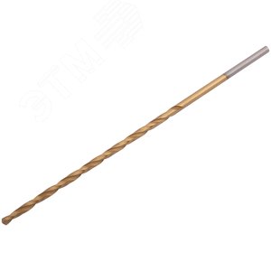 Сверла HSS по металлу, удлиненные, титановое покрытие 2.0х85 мм (10 шт) - фото 2