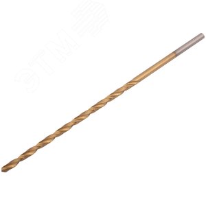 Сверла HSS по металлу, удлиненные, титановое покрытие 2.5х95 мм набор 10шт - фото 2