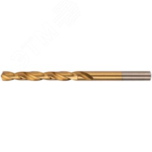 Сверло HSS по металлу, титановое покрытие, в блистере 6.5 мм - фото 1