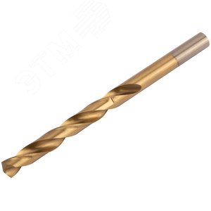 Сверло HSS по металлу, титановое покрытие, в блистере 8.0 мм - фото 2