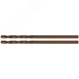 Изображение товара Сверла по металлу HSS с добавкой кобальта 5% Профи в блистере 2.0 мм (2 шт) (упак)