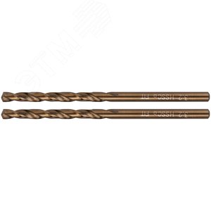 Сверла по металлу HSS с добавкой кобальта 5% Профи в блистере 3.2 мм (2 шт) - фото 1