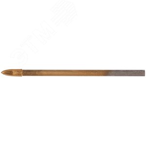 Изображение товара Сверло по кафелю и стеклу, 4 режущие кромки, титановое покрытие 4х60 мм (шт)