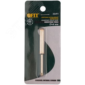 Коронка алмазная кольцевая для керамогранита / мрамора 4 мм - фото 3