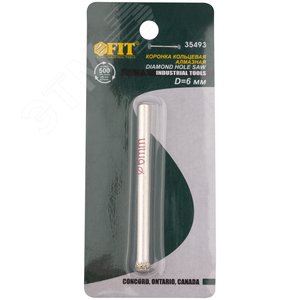 Коронка алмазная кольцевая для керамогранита / мрамора 6 мм - фото 2