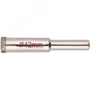 Коронка алмазная кольцевая для керамогранита / мрамора 12 мм - фото 1