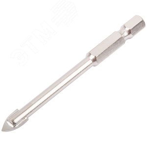 Сверло по кафелю, шестигранный U-хвостовик под биту 6 мм - фото 2