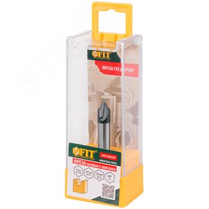 Фреза пазовая V-образная DxHxL=10х10х46.5 мм - фото 3