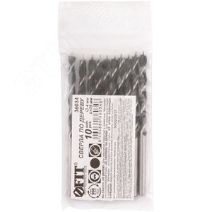 Сверла по дереву 4 мм (10 шт) - фото 3