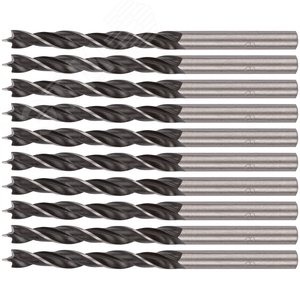 Сверла по дереву 6 мм (10 шт) - фото 4