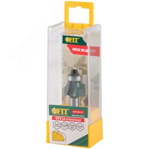 Фреза кромочная калевочная с нижним подшипником DxHxL=22,2х13x55 мм - фото 3