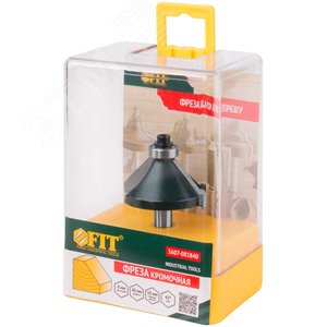 Фреза кромочная конусная с подшипником DxHxL=40х18х62.8 мм - фото 3