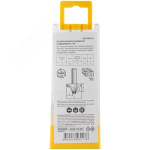 Фреза кромочная калевочная с нижним подшипником DxHxL=28,6x14x52 мм - фото 5