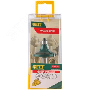 Фреза кромочная калевочная с нижним подшипником DxHxL=38,1x17x54 мм - фото 4