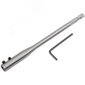 Удлинитель для перовых сверл с ключом 150 мм - фото 2