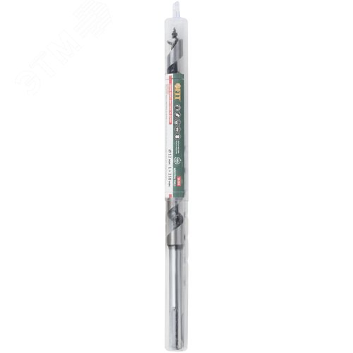 Сверло Левиса винтовое по дереву SDS-PLUS, 12х230 мм - фото 3