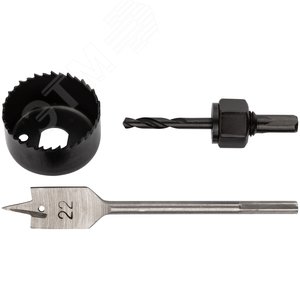 Сверла наборные для замков, набор 3 шт (23/50 мм) - фото 1