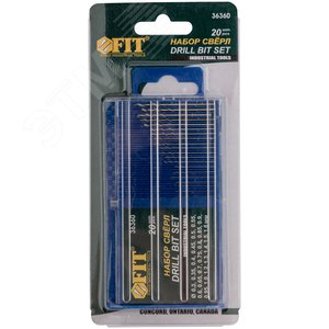 Сверла по металлу HSS полированные ''микро'' набор 20 шт (0.3-1.6 мм) - фото 2