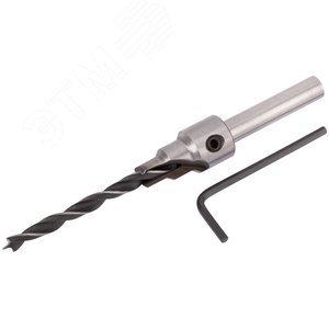 Сверло с зенкером для мебельных стяжек 5 мм/зенкер 9.5 мм (для стяжки 7х70) - фото 2