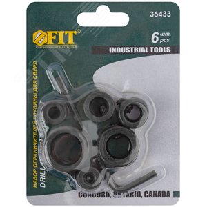 Стопперы для сверел набор 6 шт (3, 4, 5, 6, 8, 10 мм) - фото 3