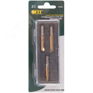 Набор экстракторов Профи, быстрорежущая HSS сталь, 3 шт - фото 3