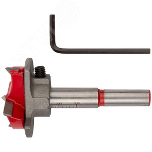 Изображение товара Сверло Форстнера (фреза) с карбидными вставками и ограничителем глубины 35 мм (шт)