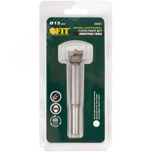 Сверло Форстнера (фреза) с карбидными вставками 15 мм - фото 3