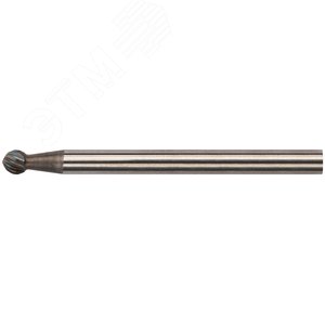 Шарошка карбидная Профи, штифт 3 мм (мини), сферическая - фото 1