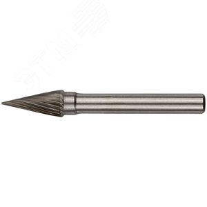 Шарошка карбидная Профи, штифт 6 мм, коническая - фото 1