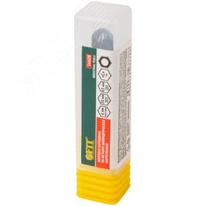 Шарошка карбидная, штифт 6 мм, тип ''С'', цилиндрическая закругленная 8х20х65 мм - фото 3