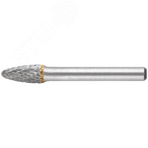 Шарошка карбидная, штифт 6 мм, тип ''F'', параболическая 8х18х63 мм - фото 1