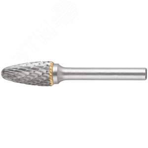 Шарошка карбидная, штифт 6 мм, тип ''F'', параболическая 12х25х70 мм - фото 1