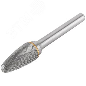 Шарошка карбидная, штифт 6 мм, тип ''F'', параболическая 12х25х70 мм - фото 2