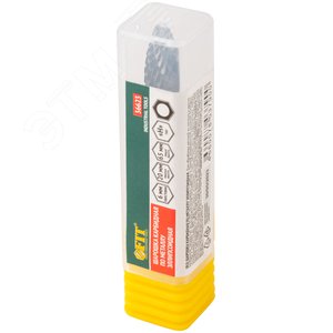 Шарошка карбидная, штифт 6 мм, тип ''H'', эллипсоидная 8х20х65 мм - фото 3