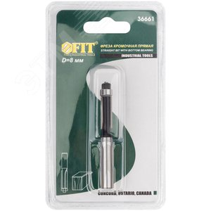 Фреза кромочная прямая, DxHxL = 8x20x68 мм - фото 3