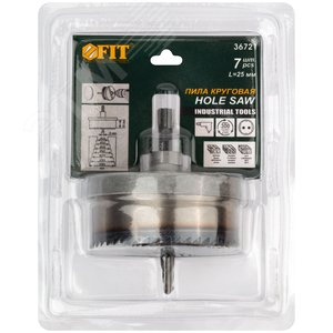 Пилы круговые с каленым зубом 1'', 26 - 63 мм - фото 2