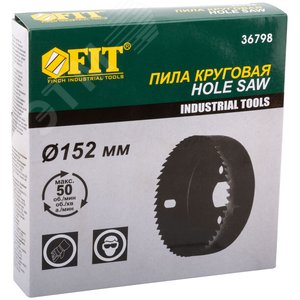 Пила круговая инструментальная сталь 152 мм - фото 2