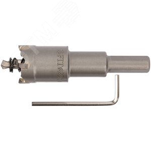 Коронка кольцевая с карбидными вставками Профи (для отверстий в нержавеющей стали) 23 мм - фото 2