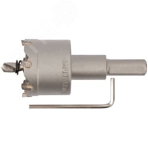 Коронка кольцевая с карбидными вставками Профи (для отверстий в нержавеющей стали) 35 мм - фото 2