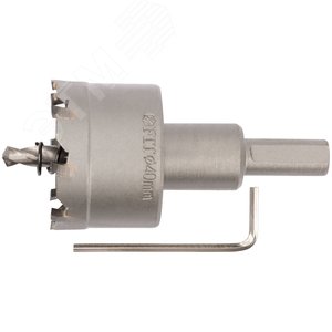 Коронка кольцевая с карбидными вставками Профи (для отверстий в нержавеющей стали) 40 мм - фото 2