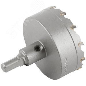 Коронка кольцевая с карбидными вставками Профи (для отверстий в нержавеющей стали) 70 мм - фото 4