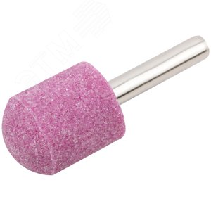 Шарошка абразивная (по металлу), хвостовик 6 мм, цилиндр с закругленнием 20x25 мм - фото 2